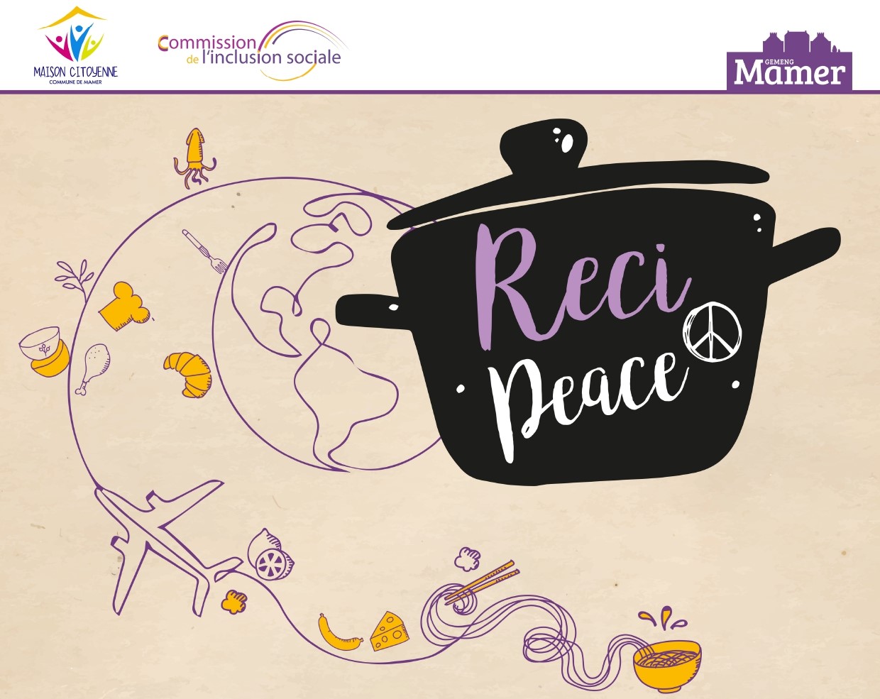 Participez au projet #ReciPeace et partagez vos recettes culinaires préférées