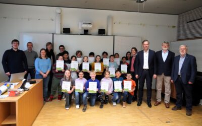 Projet « Nachhaltigkeit macht Schule »: les écoliers ont reçu un certificat