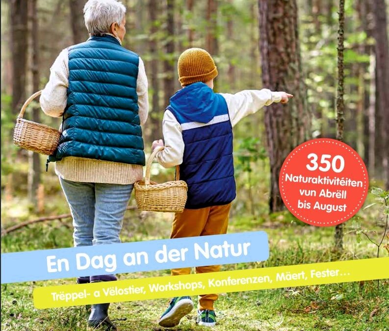 « En Dag an der Natur » avec 350 activités d’avril à août 2024