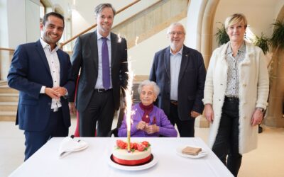 Mrs Lea Bessi-Ripalti celebrates her 100th birthday