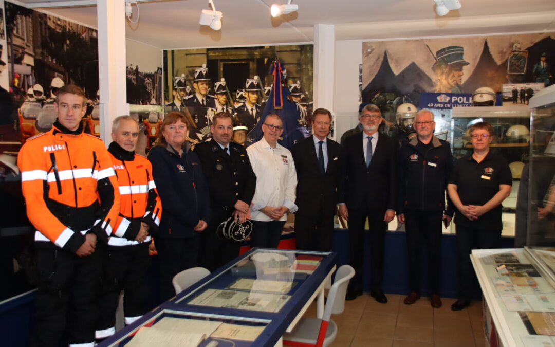 Le Grand-Duc Henri visite le Musée de la Police
