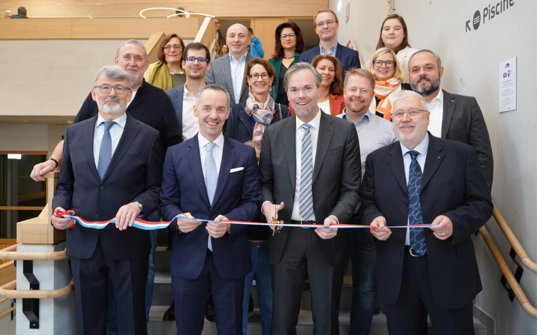 Inauguration de la nouvelle piscine scolaire au site Kinneksbond