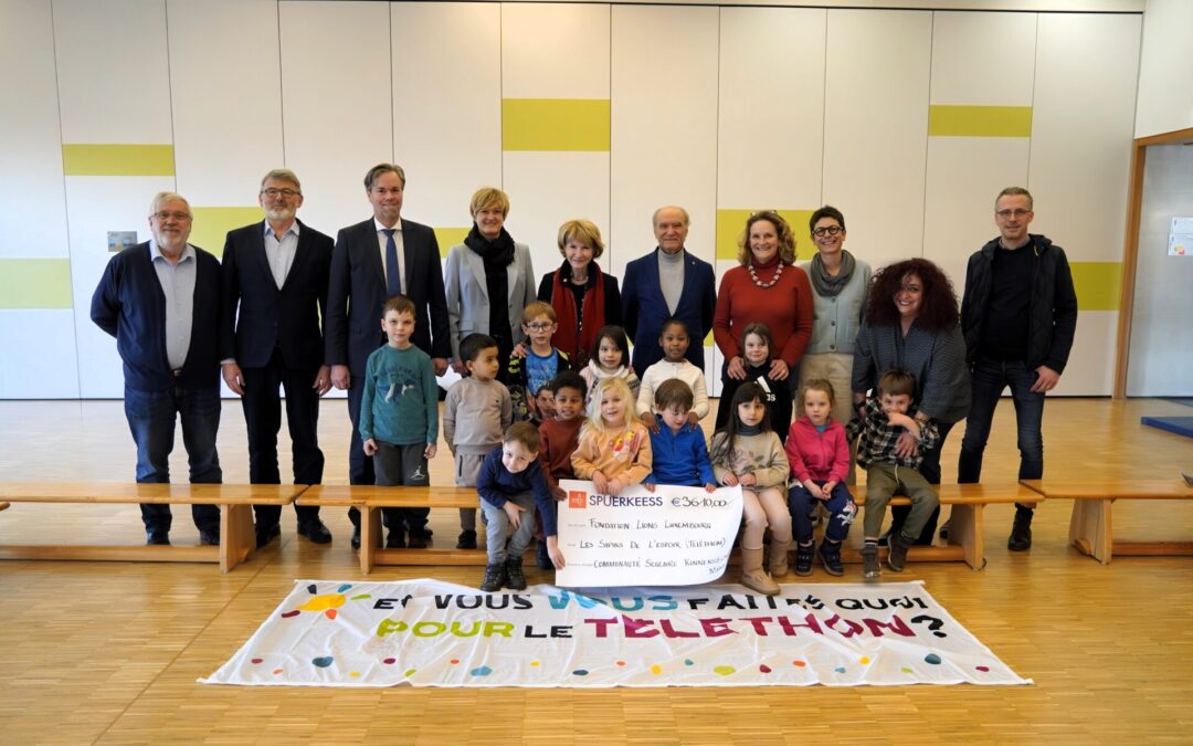 École fondamentale de Mamer: un don pour le téléthon