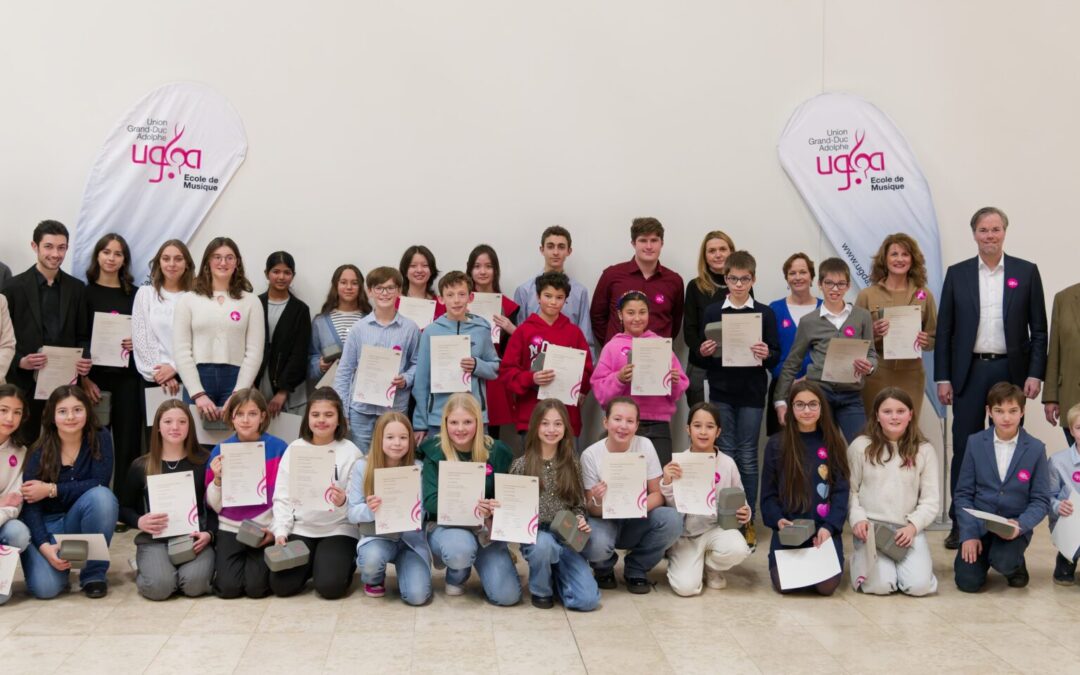 Distinctions pour les élèves de Mamer lors de la remise nationale des diplômes de l&rsquo;UGDA
