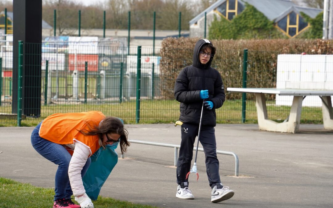 Le grand nettoyage de printemps dans la commune
