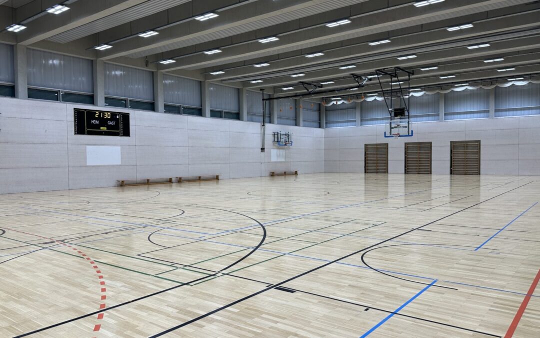 L&rsquo;éclairage du hall sportif du Kinneksbond modernisé