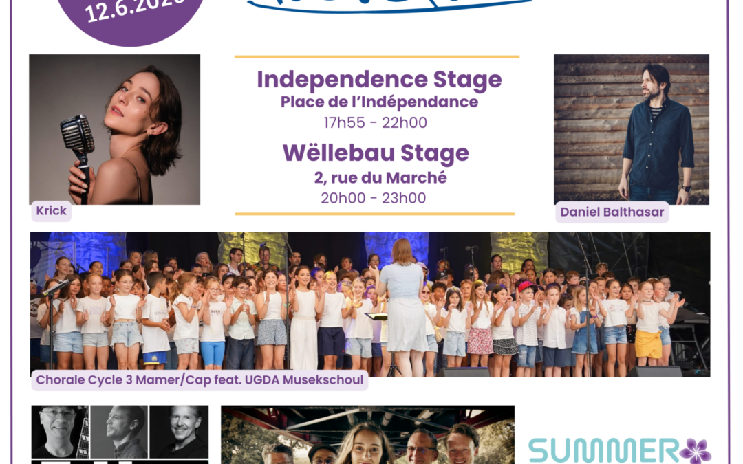 Fête de la Musique 2026: the program for Friday, June 12