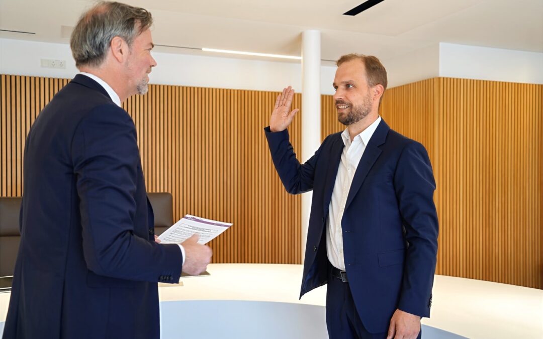 Raoul Mettenhoven a prêté serment comme nouveau conseiller communal