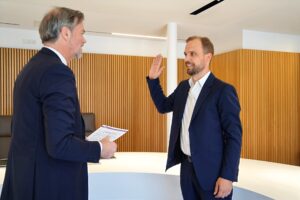 Raoul Mettenhoven a prêté serment comme nouveau conseiller communal