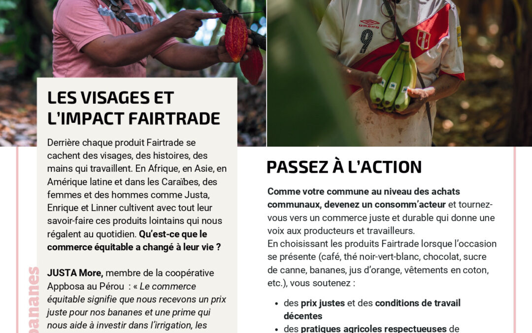 Le commerce équitable : un choix qui fait la différence