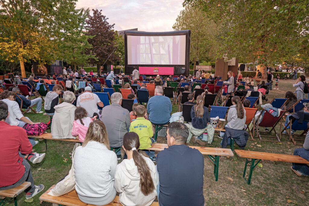 Le Parc Brill s'est transformé en grande salle de cinéma