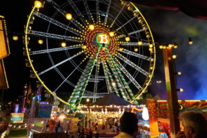 En bus vers la Schueberfouer