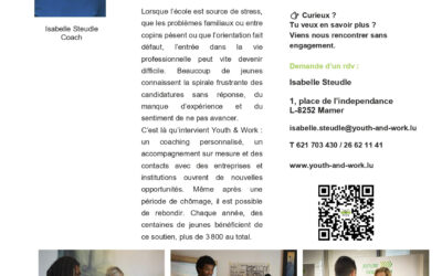 Un accompagnement pour les jeunes avec Youth and Work