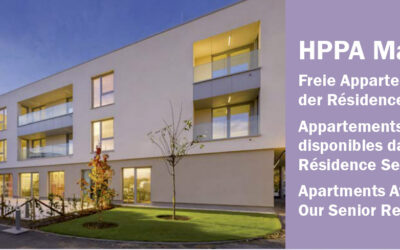 Appartements disponibles à la Résidence Senior du HPPA Mamer
