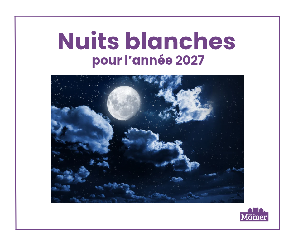 Nuits blanches pour l'année 2027