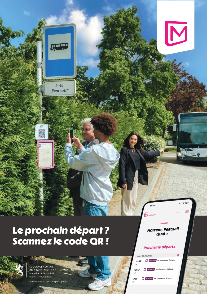 Des QR codes aux arrêts de bus