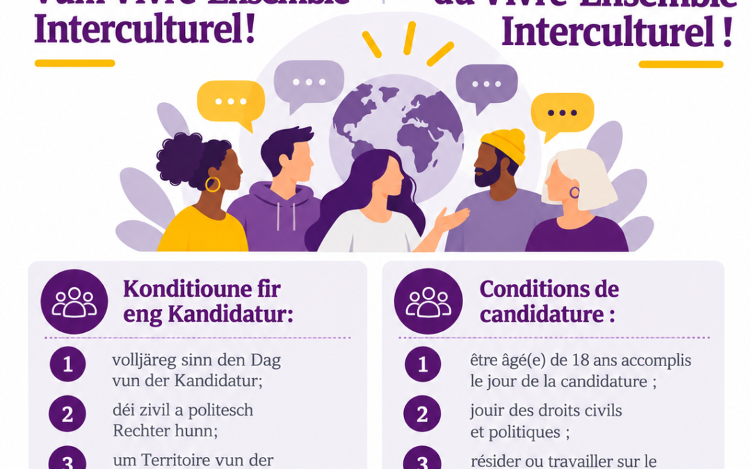 Rejoignez la commission du Vivre-Ensemble Interculturel