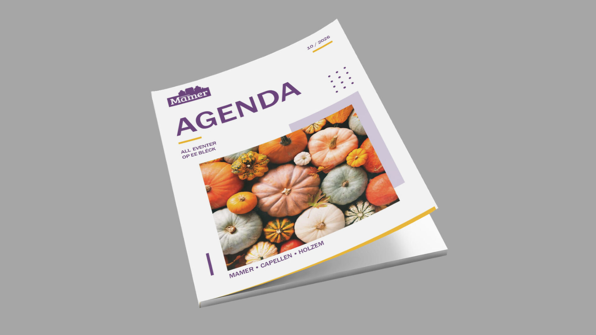 Le premier Agenda vient de paraître