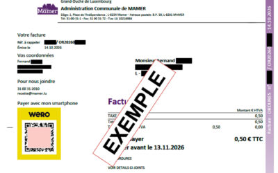 WERO remplace PAYCONIQ sur les factures communales